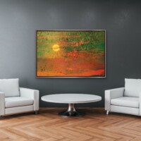 Golden Hour Sunset from the Scenics Collection, Wall Display Golden Hour Sunset from the Scenics Collection, Wall Display