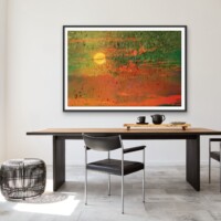 Golden Hour Sunset from the Scenics Collection, Wall Display Golden Hour Sunset from the Scenics Collection, Wall Display