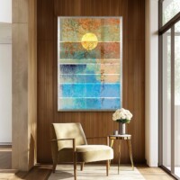 Golden Sunset from the Scenics Collection, Wall Display Golden Sunset from the Scenics Collection, Wall Display