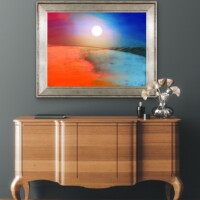 Moonlight Over The Hills from the Scenics Collection, Wall Display Moonlight Over The Hills from the Scenics Collection, Wall Display