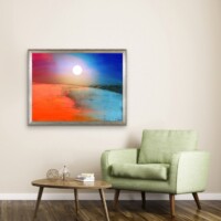 Moonlight Over The Hills from the Scenics Collection, Wall Display Moonlight Over The Hills from the Scenics Collection, Wall Display