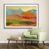 Mountains And Valleys from the Scenics Collection, Wall Display Mountains And Valleys from the Scenics Collection, Wall Display