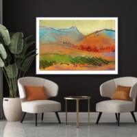 Mountains And Valleys from the Scenics Collection, Wall Display Mountains And Valleys from the Scenics Collection, Wall Display