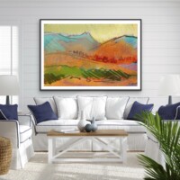 Mountains And Valleys from the Scenics Collection, Wall Display Mountains And Valleys from the Scenics Collection, Wall Display