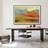 Mountains And Valleys from the Scenics Collection, Wall Display Mountains And Valleys from the Scenics Collection, Wall Display