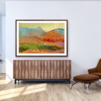 Mountains And Valleys from the Scenics Collection, Wall Display Mountains And Valleys from the Scenics Collection, Wall Display