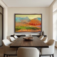 Mountains And Valleys from the Scenics Collection, Wall Display Mountains And Valleys from the Scenics Collection, Wall Display