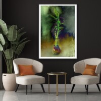 Potted Bamboo from the Scenics Collection, Wall Display Potted Bamboo from the Scenics Collection, Wall Display