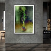 Potted Bamboo from the Scenics Collection, Wall Display Potted Bamboo from the Scenics Collection, Wall Display