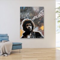 Purple Haze Mixed Media on Board Wall Display Purple Haze Mixed Media on Board Wall Display
