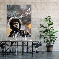Purple Haze Mixed Media on Board Wall Display Purple Haze Mixed Media on Board Wall Display
