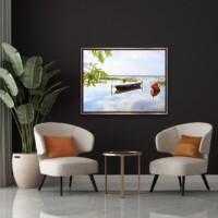 Quiet Morning By The Lake from the Scenics Collection, Wall Display Quiet Morning By The Lake from the Scenics Collection, Wall Display