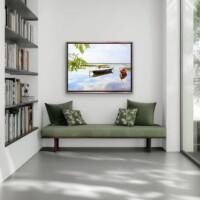Quiet Morning By The Lake from the Scenics Collection, Wall Display Quiet Morning By The Lake from the Scenics Collection, Wall Display