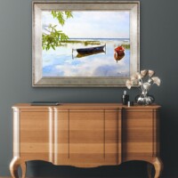 Quiet Morning By The Lake from the Scenics Collection, Wall Display Quiet Morning By The Lake from the Scenics Collection, Wall Display