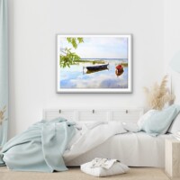 Quiet Morning By The Lake from the Scenics Collection, Wall Display Quiet Morning By The Lake from the Scenics Collection, Wall Display