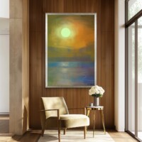 Setting Sun On The Horizon from the Scenics Collection, Wall Display Setting Sun On The Horizon from the Scenics Collection, Wall Display