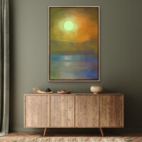Setting Sun On The Horizon from the Scenics Collection, Wall Display Setting Sun On The Horizon from the Scenics Collection, Wall Display