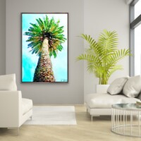 Sky High Palm from the Scenics Collection, Wall Display Sky High Palm from the Scenics Collection, Wall Display