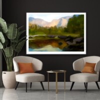 Still Mountain Waters from the Scenics Collection, Wall Display Still Mountain Waters from the Scenics Collection, Wall Display