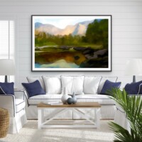 Still Mountain Waters from the Scenics Collection, Wall Display Still Mountain Waters from the Scenics Collection, Wall Display