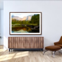 Still Mountain Waters from the Scenics Collection, Wall Display Still Mountain Waters from the Scenics Collection, Wall Display