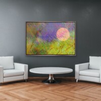Sunset Over Grassy Fields from the Scenics Collection, Wall Display Sunset Over Grassy Fields from the Scenics Collection, Wall Display