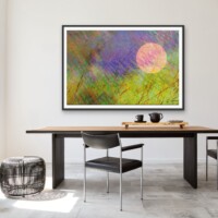 Sunset Over Grassy Fields from the Scenics Collection, Wall Display Sunset Over Grassy Fields from the Scenics Collection, Wall Display