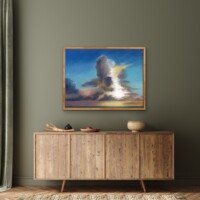 Thunderheads Over The Ocean from the Scenics Collection, Wall Display Thunderheads Over The Ocean from the Scenics Collection, Wall Display
