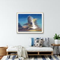 Thunderheads Over The Ocean from the Scenics Collection, Wall Display Thunderheads Over The Ocean from the Scenics Collection, Wall Display