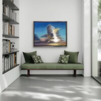 Thunderheads Over The Ocean from the Scenics Collection, Wall Display Thunderheads Over The Ocean from the Scenics Collection, Wall Display