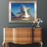 Thunderheads Over The Ocean from the Scenics Collection, Wall Display Thunderheads Over The Ocean from the Scenics Collection, Wall Display