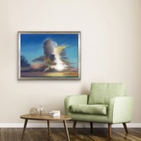 Thunderheads Over The Ocean from the Scenics Collection, Wall Display Thunderheads Over The Ocean from the Scenics Collection, Wall Display
