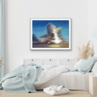 Thunderheads Over The Ocean from the Scenics Collection, Wall Display Thunderheads Over The Ocean from the Scenics Collection, Wall Display