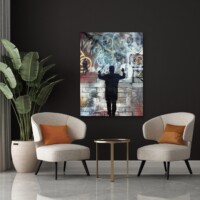 Urban Symphony Mixed Media from the Street Pop Collection Wall Display Urban Symphony Mixed Media from the Street Pop Collection Wall Display