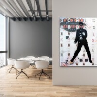 Viva Las Elvis Mixed Media from the Street Pop Collection Wall Display Viva Las Elvis Mixed Media from the Street Pop Collection Wall Display